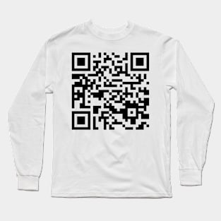 Trump Dance QR Code Long Sleeve T-Shirt